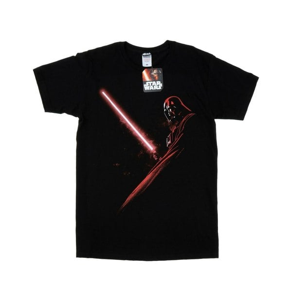 Star Wars Mens Darth Vader Shadow T-Shirt - Black