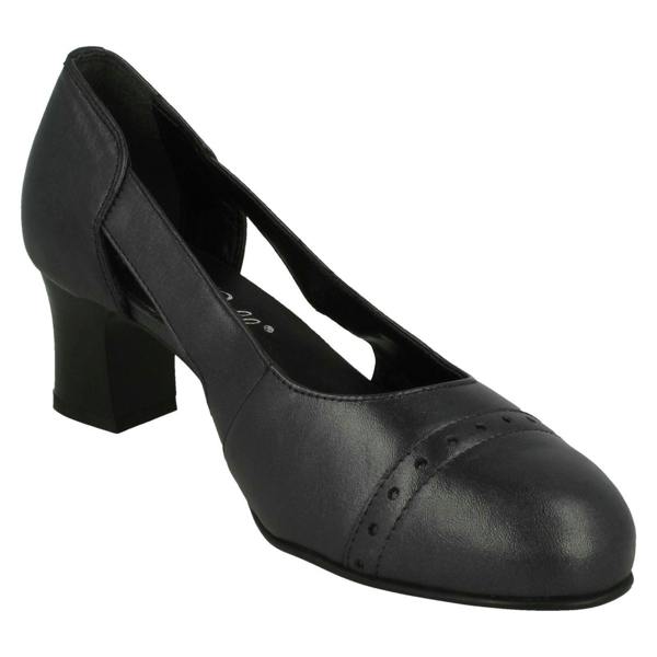 Da Bella Ladies Da Bella Low Heeled Court Shoe Princess