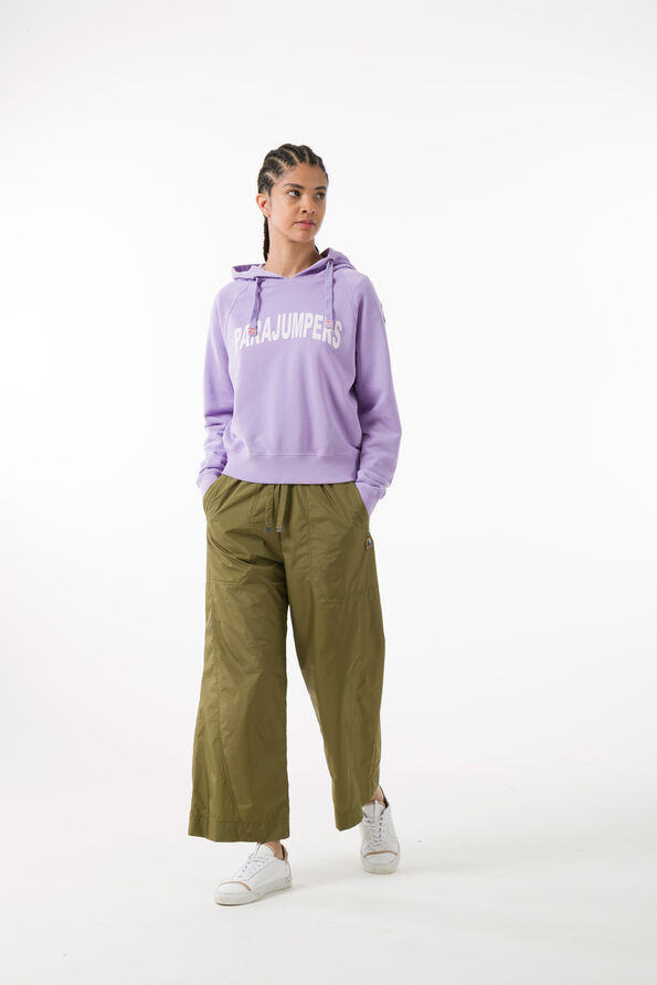 Parajumpers Hoody Plain Crop Hoodie - Purple