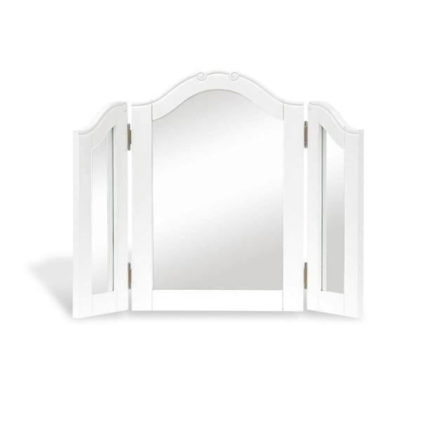 Statement Furniture Juliette 3-Way Dressing Table Mirror, Wooden Frame Tabletop Mirror