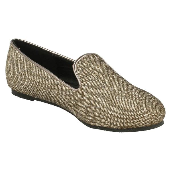 Cutie Girls Cutie Slip On Glitter Ballerina Shoes H2253