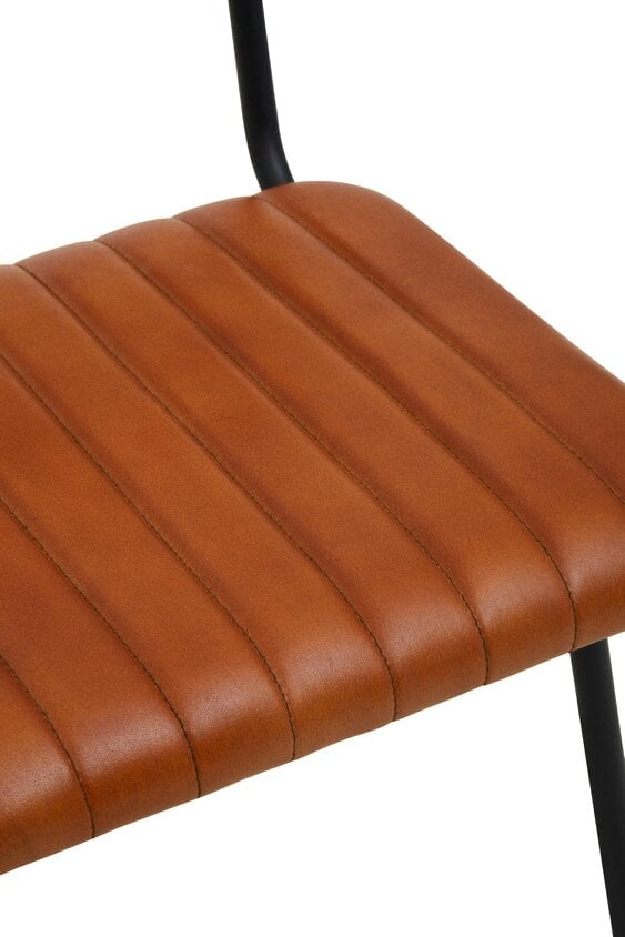 Fifty Five South Buffalo Tan Leather Dining Chair