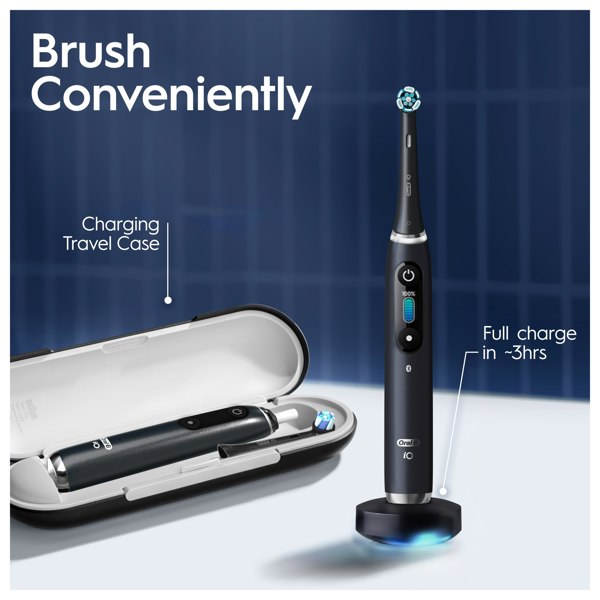 Oral-B iO 9 Electric Toothbrush Designed By Braun - Black & Rose