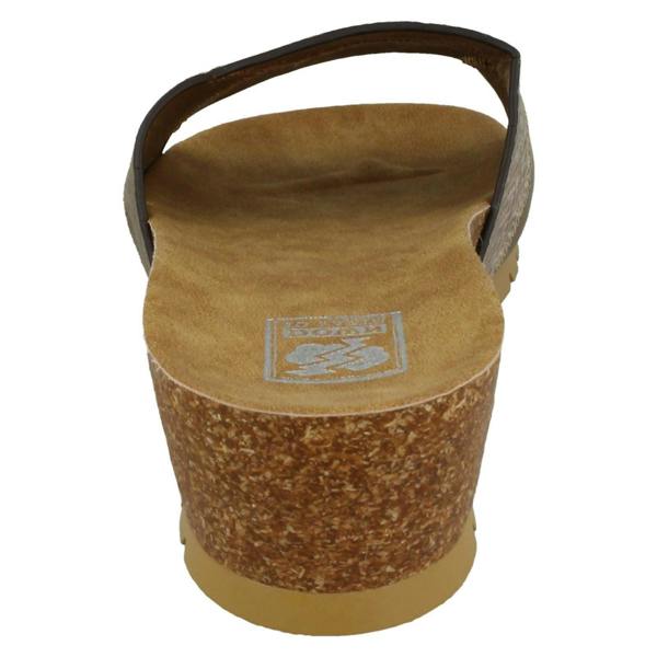 Down to Earth Ladies Down To Earth Mid Cork Wedge Sandals