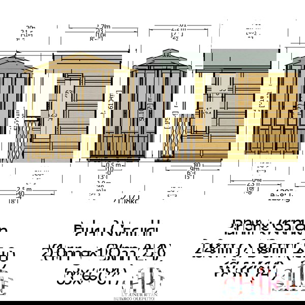 Shire Parham & Verandah 7x7 12mm interlock Clad wooden Summerhouse - Best Shed