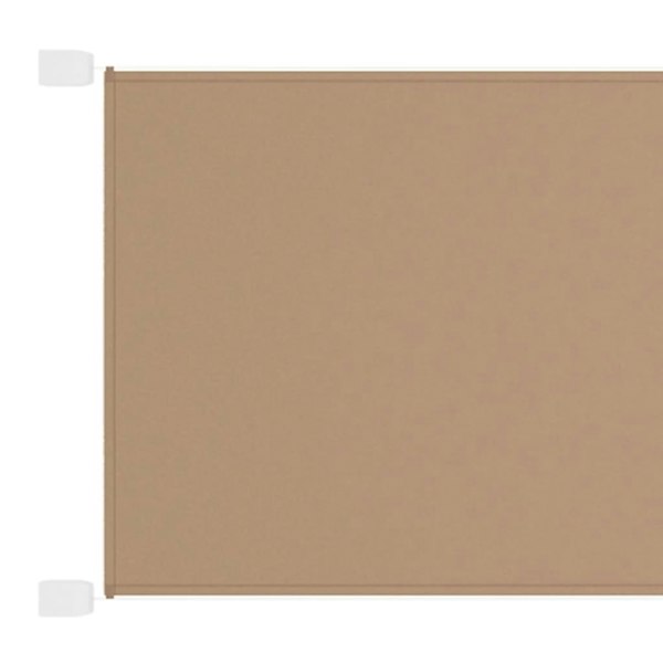 Berkfield Vertical Awning Taupe 140x800 cm Oxford Fabric