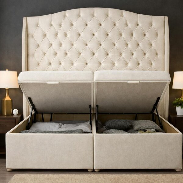 Great British Beds Venice Winged Divan Ottoman Bed