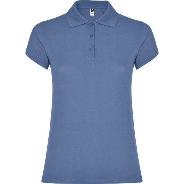 Roly Womens/Ladies Star Polo Shirt - Riviera Blue - 