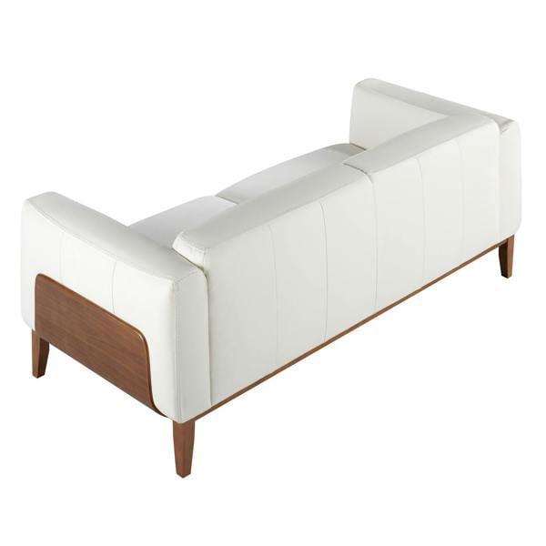 Angel Cerdá White leather sofa 6115/6118