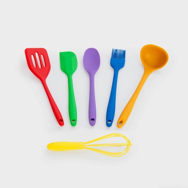 tickit Rainbow Silicone Utensils