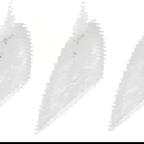 Cylindrical Opal White Snowflake 25cm Glass Pendant Lighting Shade Image 4