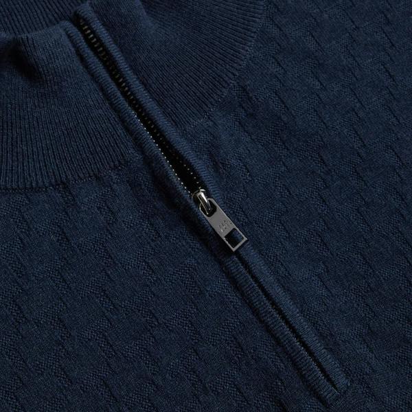 Ted Baker MMK KURNLE Ls T Stitch Knitted Half Zip 6