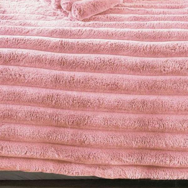 Big Cord Teddy Blush Duvet Cover Set