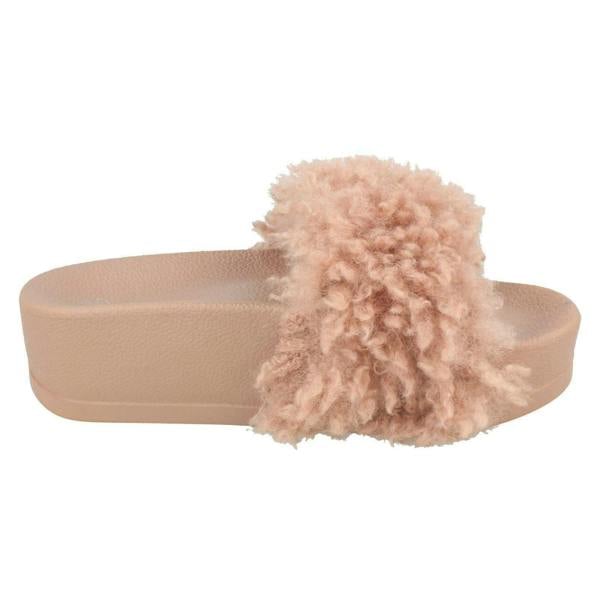 Spot On Ladies Spot On High Flatform Mule