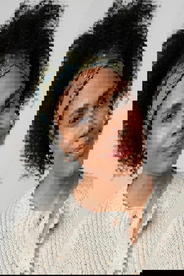 Multiband Fern Print Petrol | Lily and Me Clothing