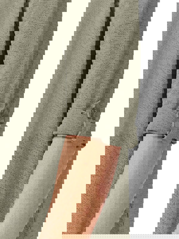 PennyPlain Roll Up Sleeve Cardigan - Sage