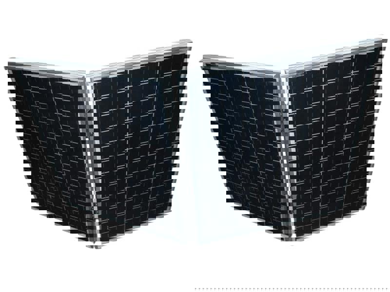 Portable Folding Solar Panel Kit 120W 12V (Polycrystalline Caravan Energy Motorhome Power Charger)