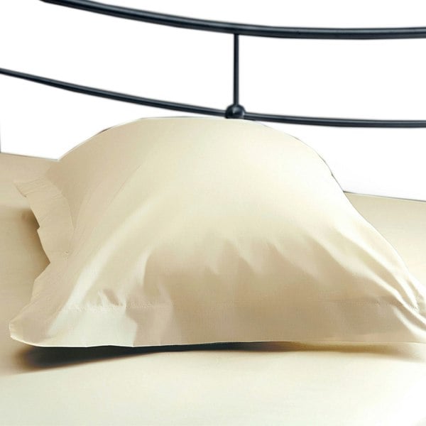 Belledorm Easycare Percale Oxford Pillowcase - Cream