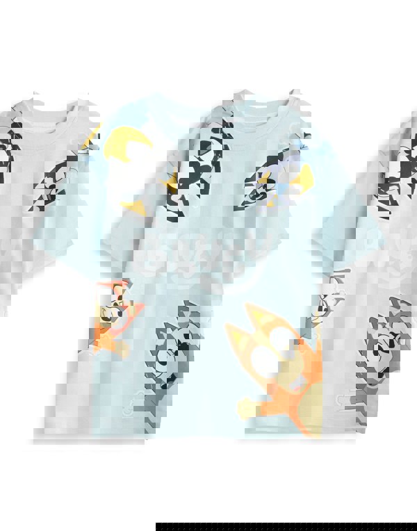 Bluey Boys Multicoloured Multi Character Multi-Pack of 2 Short Sleeve Short Leg Pyjama Set