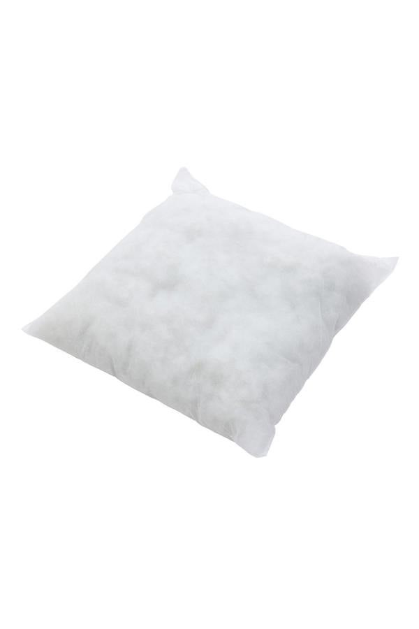 Living and Home White Jacquard Plush Square Throw Pillow Sofa Cushion , Filled with 500g PP Cotton