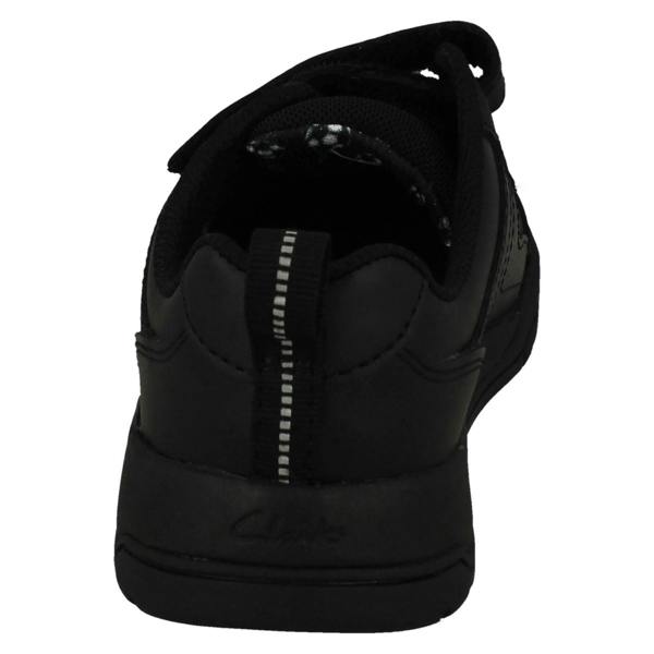 Clarks Boys Clarks Hook & Loop Fastening School Shoes Kick Pace K