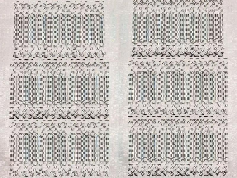 x50 M10 Galvanised Forged Straining Screw Hook And Hook - Caravan Turnbuckle Open Body