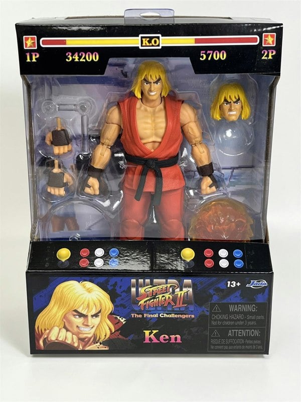 Jada Ken Street Fighter II 6 Inch Figure Jada 253252029 34218