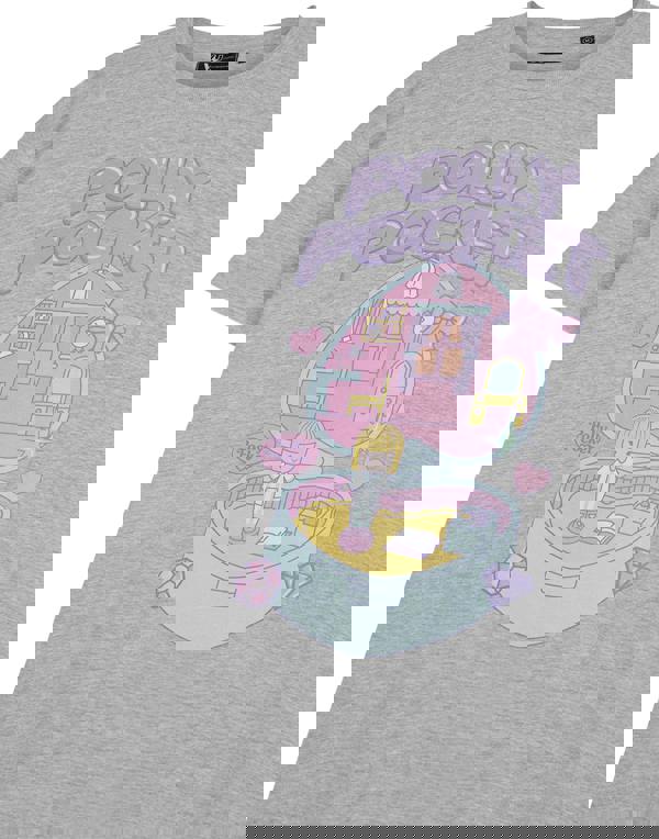 Polly Pocket Womens Grey House Short Sleeve Nightdress