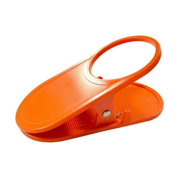 OLPRO Orange Drink Holder Table Clip 