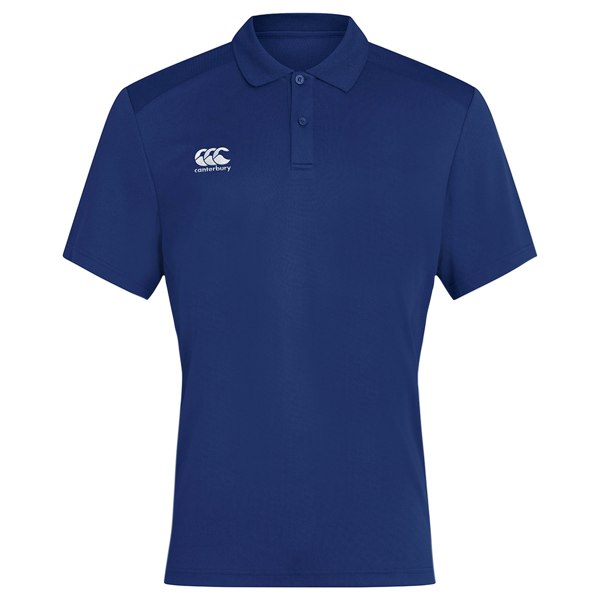 Canterbury Mens Club Dry Polo Shirt - Royal Blue