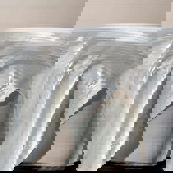 Soak&Sleep White Supima Cotton 1000 Thread Count Flat Sheet