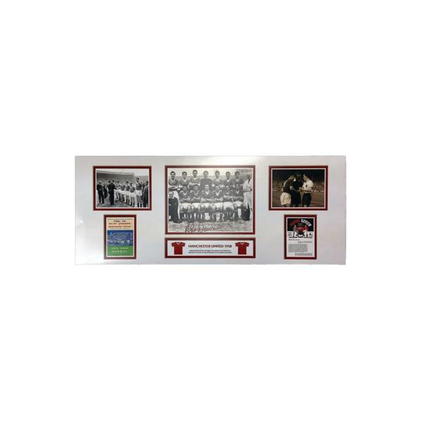 Alex Dawson signed Manchester United 1958 storyboard — Unframed