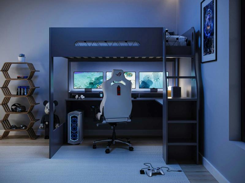 Flair Skyhigh Gaming High Sleeper Anthracite