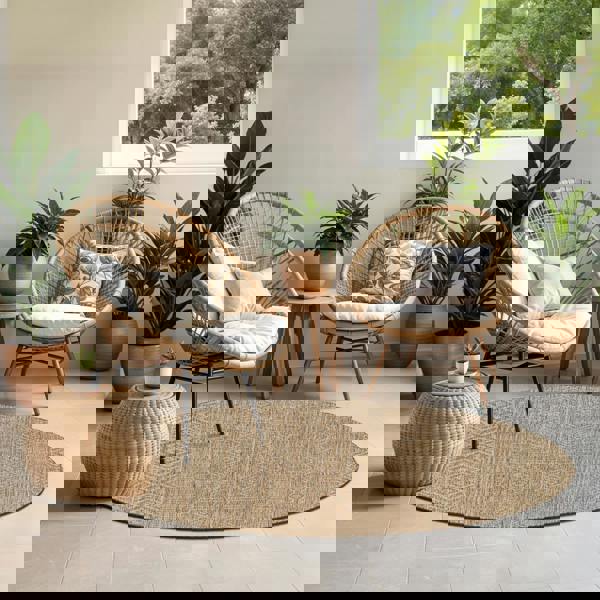 Livabliss Eagean-Global Brown Beige Cream In- & Outdoor Rug