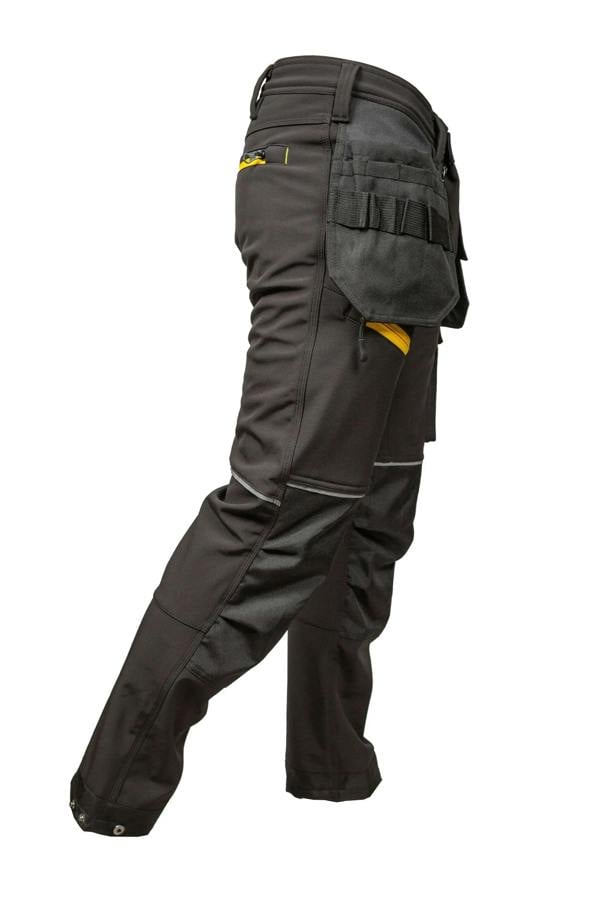Atomic Workwear Slim Fit Softshell Trousers – Flexible, Durable & Weather-Resistant - Hi-Vis Trousers