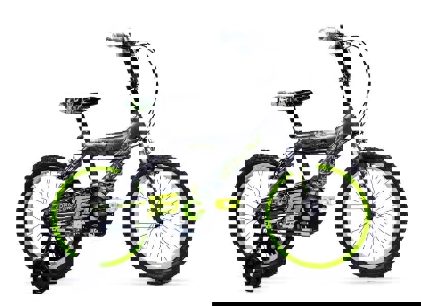 Huffy Delirium 16" Kids Bicycle - Grey/Green