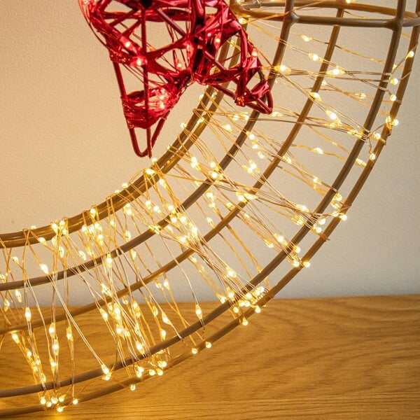 Samuel Alexander 38cm Galaxy Light Up Christmas Wreath with 960 LEDs & Timer