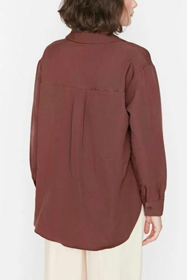 WOVCOR Loose Fit Cotton Woven Shirt