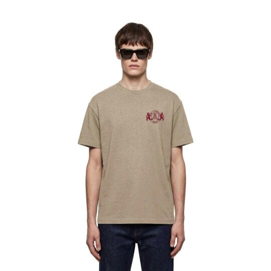 By Lanvin Paris Shield Logo Taupe T-Shirt