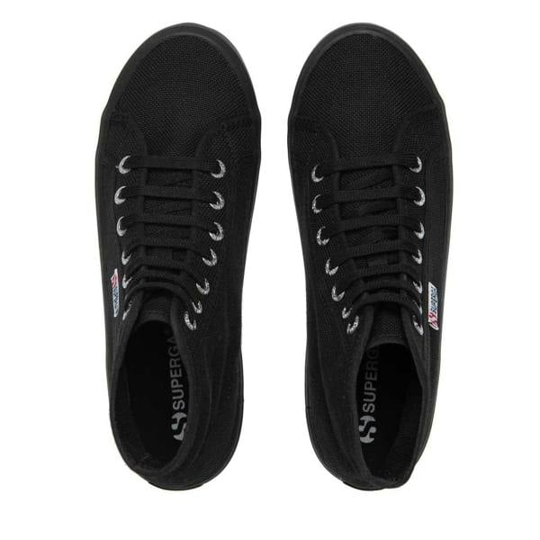 Superga Womens/Ladies 2341 Alpina Canvas High-top Shoes - Black - 