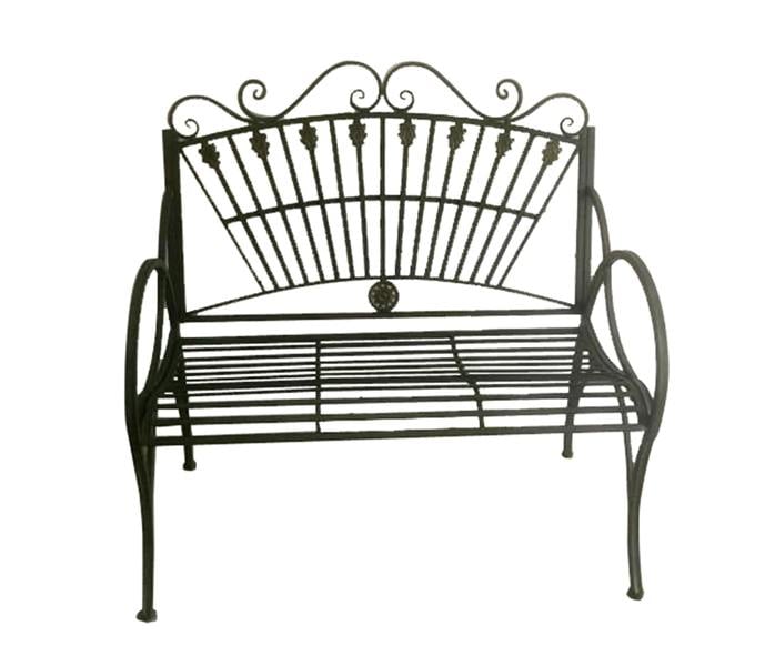 108CM BLUE/GOLD METAL BENCH