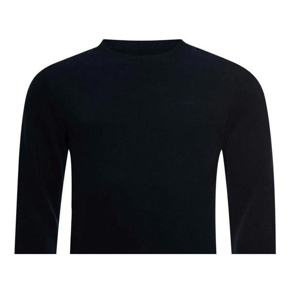Superdry Mens Embroidered Logo Crew Neck Regular Sweatshirt - Eclipse Blue - 