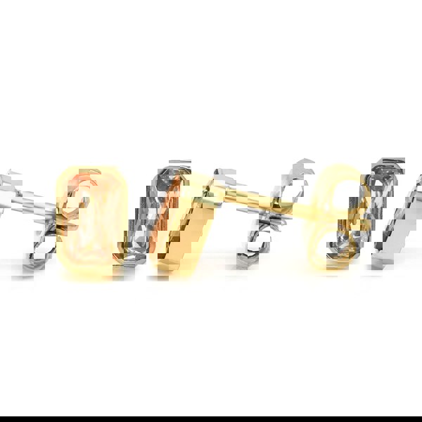 Say It With November Topaz Birthstone Earrings - Yellow Gold Plated