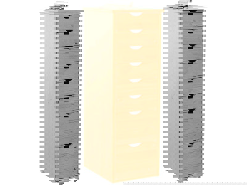 Dorel Home Gava Chest with 8 drawers in stained wax