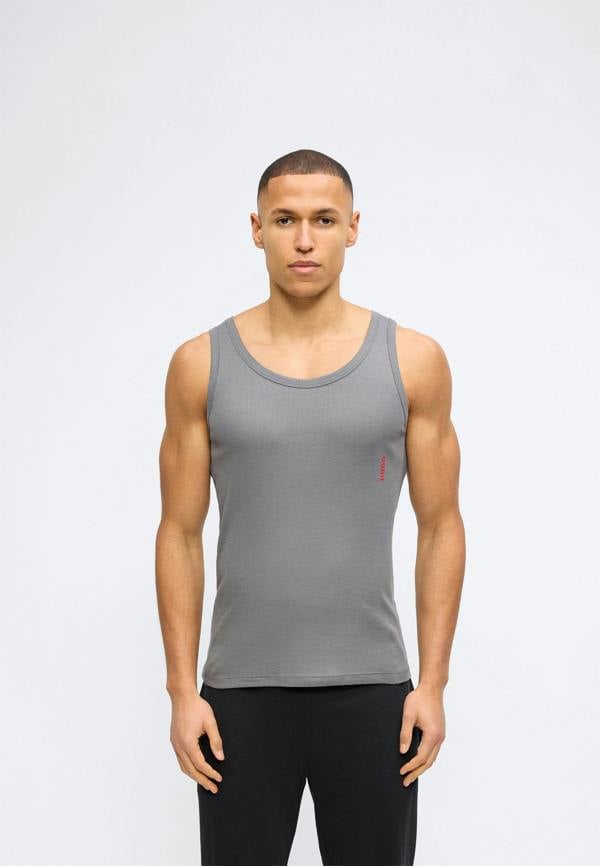 HUGO Ribbed Tank Top/Vest 3 Pack
