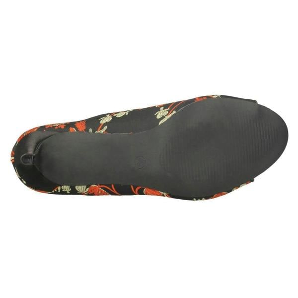 Anne Michelle Ladies Anne Michelle Mid Heel Button & Hook Boot Sandals