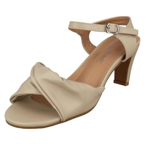 Anne Michelle Ladies Anne Michelle Mid Heel Casual Wide Fit Sandals F12111
