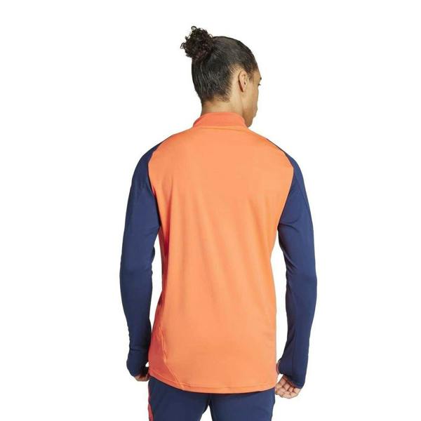 Adidas Unisex Adult Tiro 24/25 Manchester United FC Training Top - Bright Red/Indigo Print - 