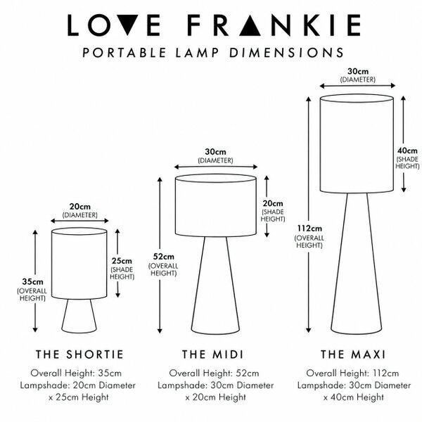 Love Frankie Acid Drops Smiley Face Portable Lamps