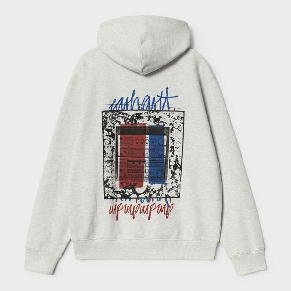 Carhartt WIP Stereo Hooded Sweatshirt Ash Heather